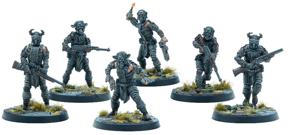 Fallout: Miniatures- Cult of the Mothman Followers