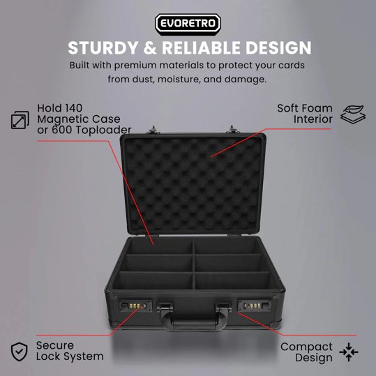 ER Toploader Card Storage Box For 140 Magnetic Case or 600 Toploader Combination Lock