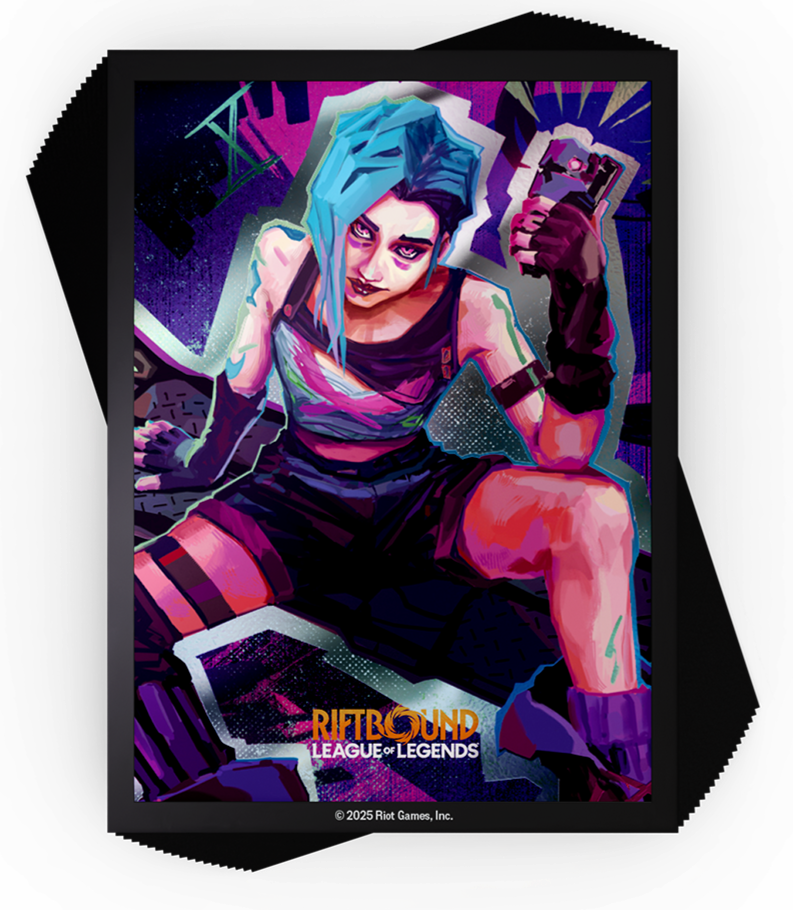 Riftbound: League of Legends TCG Origins Art Sleeves Jinx