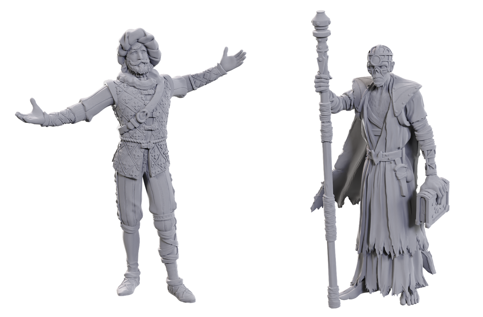 DND Unpainted Minis Special Edition Baldur's Gate 3 -Volo & Withers