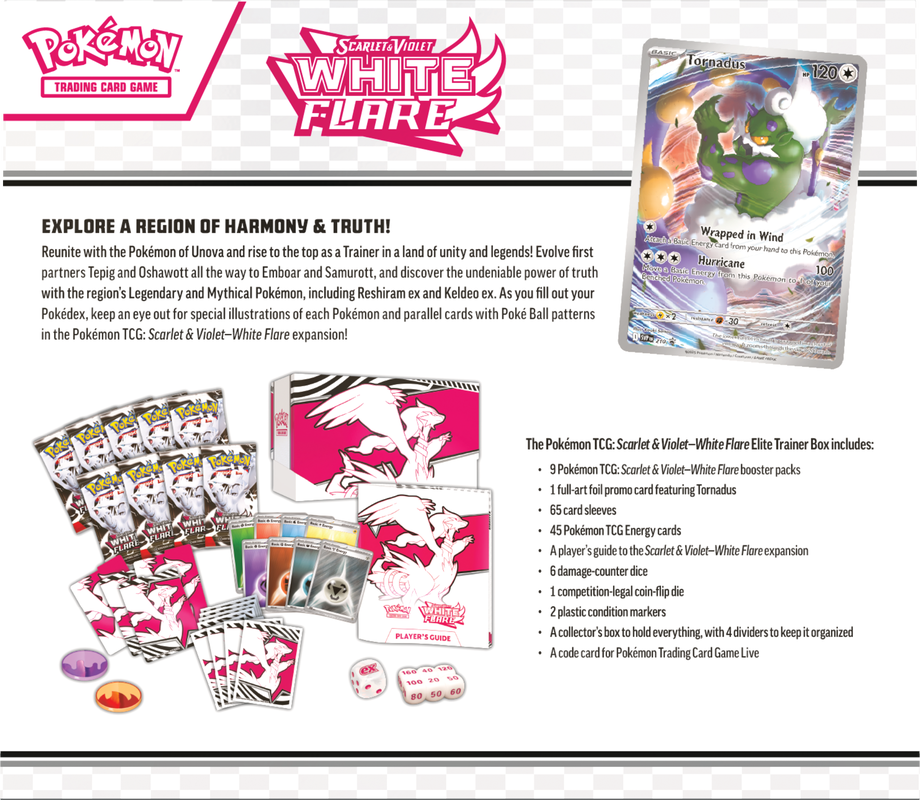 Pokemon SV10.5 White Flare Elite Trainer Box LIMIT 2
