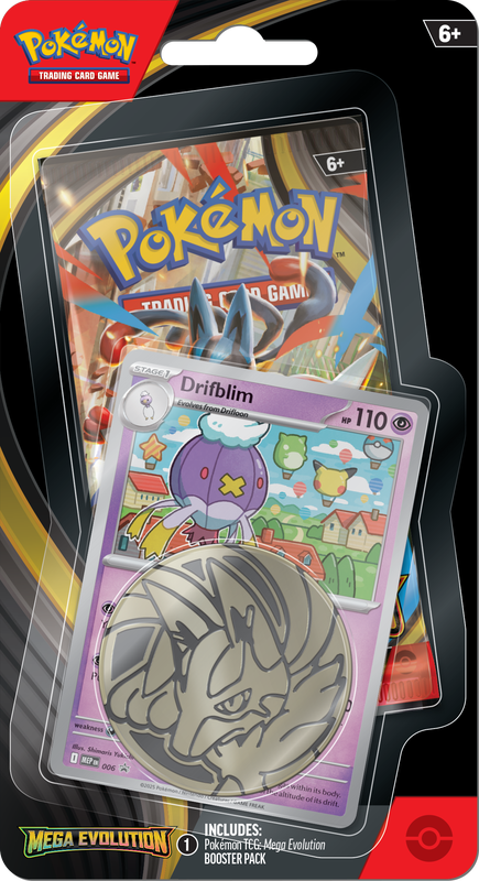 Pokemon ME01 Mega Evolution Drifblim - Checklane Blister Limit 4