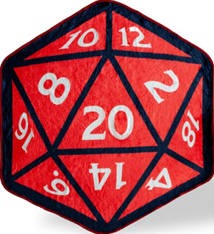 DND Fleece Throw Blanket D20 52x48