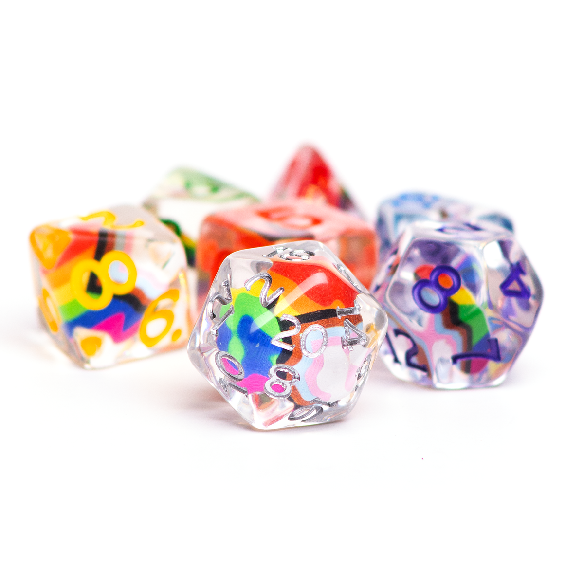 DND Progress Pride Dice Set