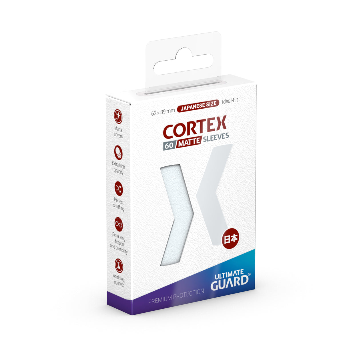 UG Sleeves Cortex Japanese Size Matte Transparent