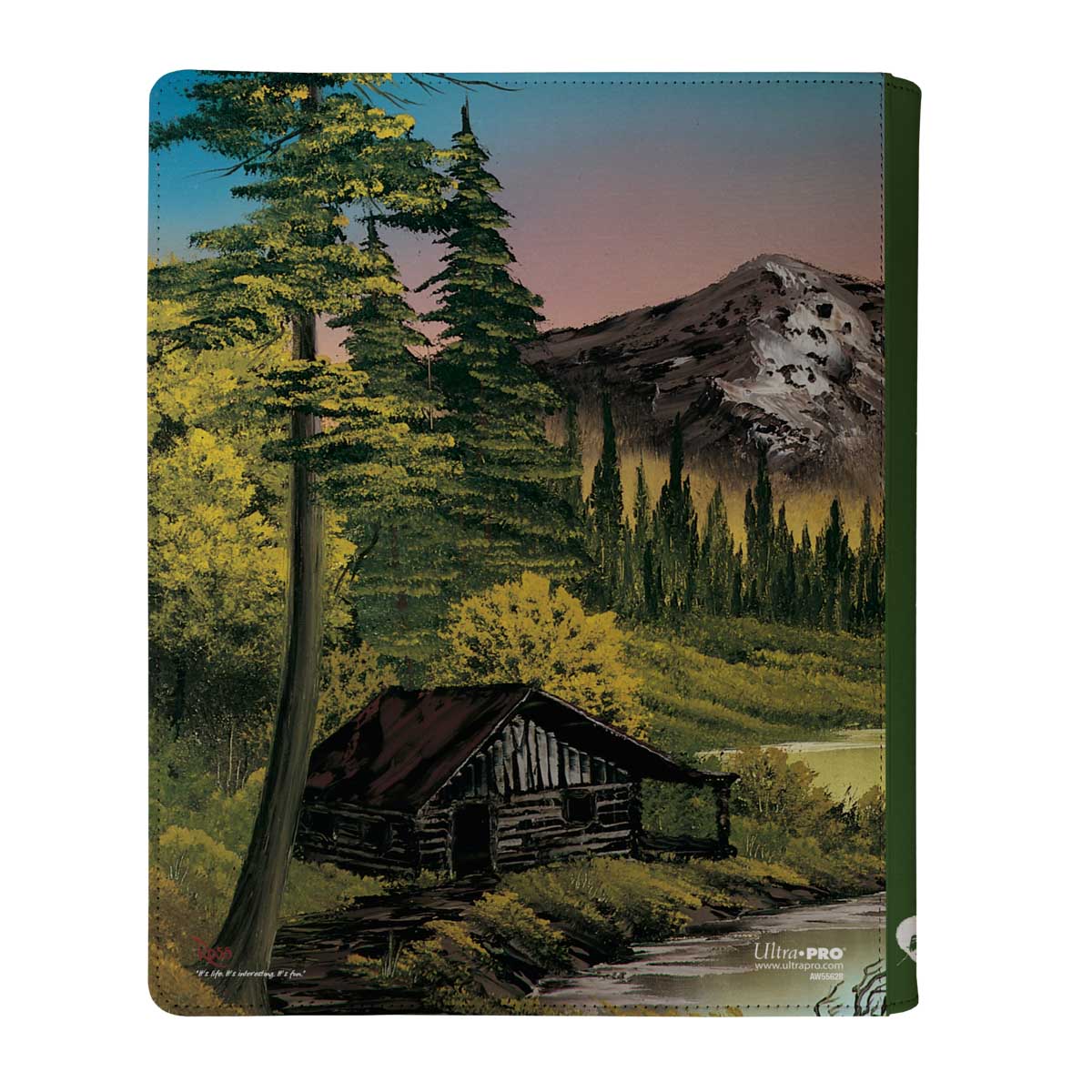UP Zip Binder Pro 9PKT Bob Ross Mountain Retreat