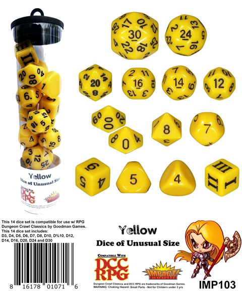 DCC 14-Die Set Opaque Yellow