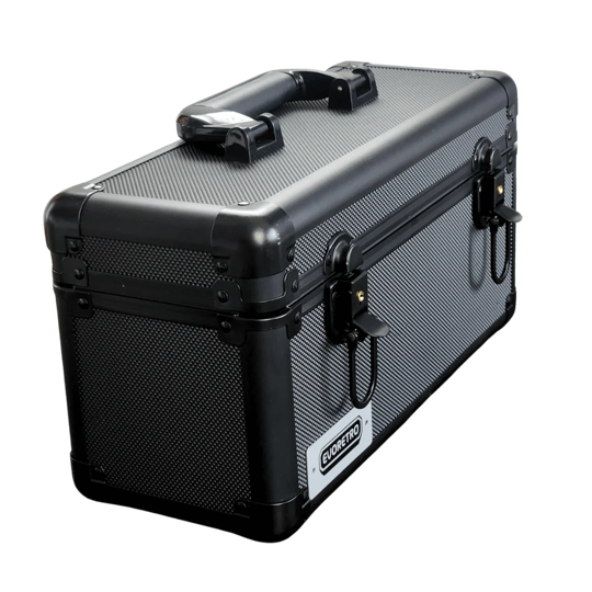 ER 15-Slab Case Individual Slot With Handle Black