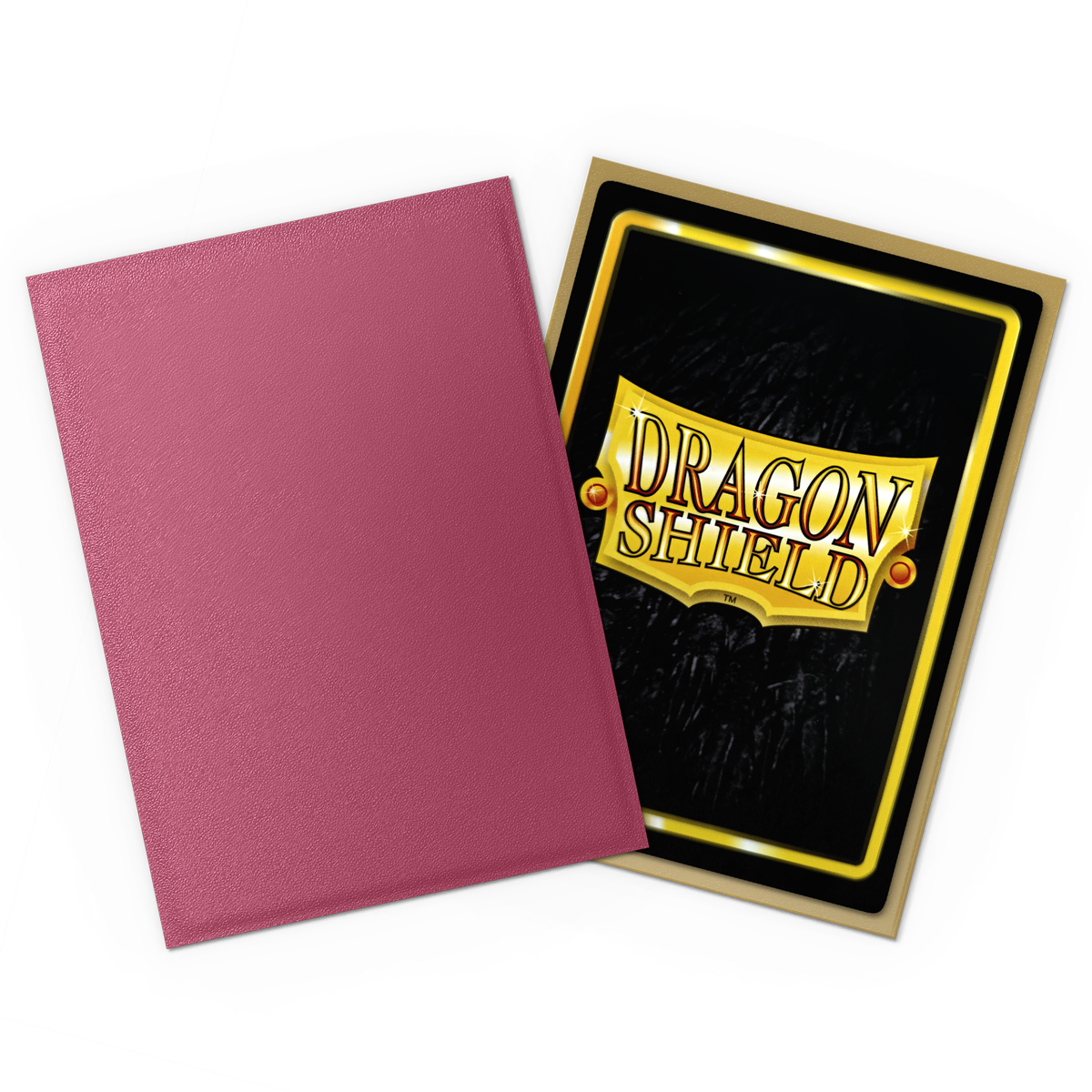 Dragon Shield Sleeves Duel Matte Pomegranate & Gold 100ct