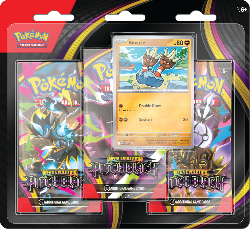 Pokémon ME05 Pitch Black 3pk Blister - Limit 2