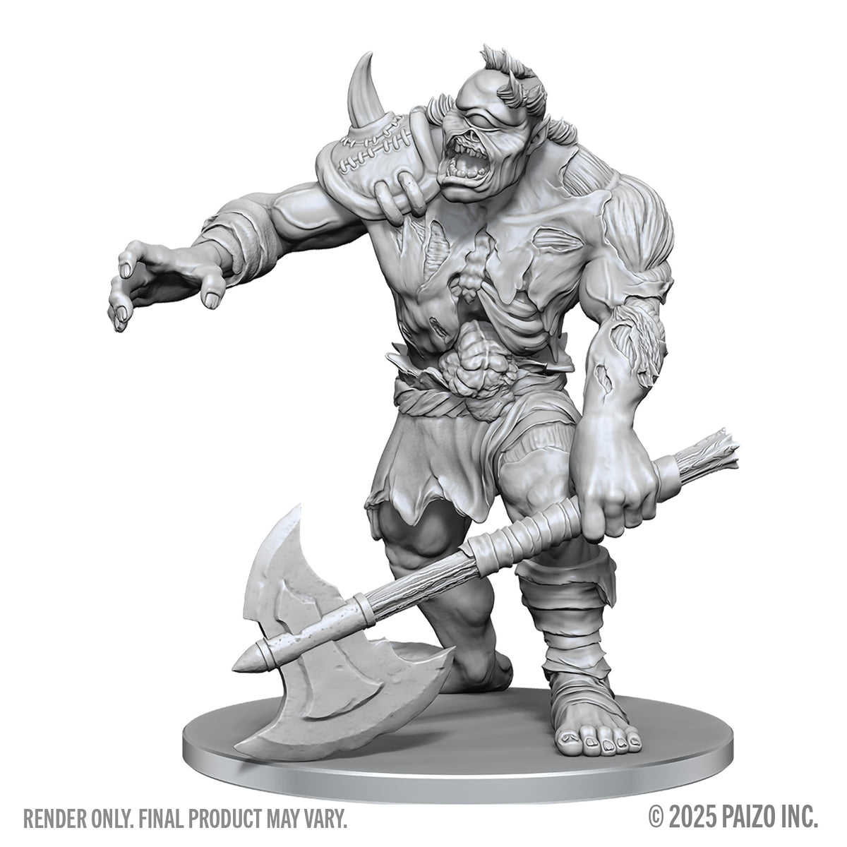 PF Unpainted Minis WV28 Dread Zombie Cyclops