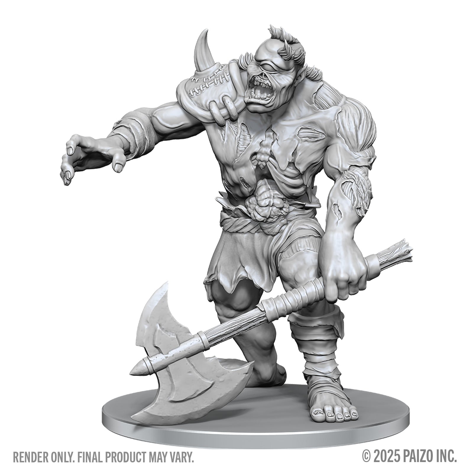 PF Unpainted Minis WV28 Dread Zombie Cyclops