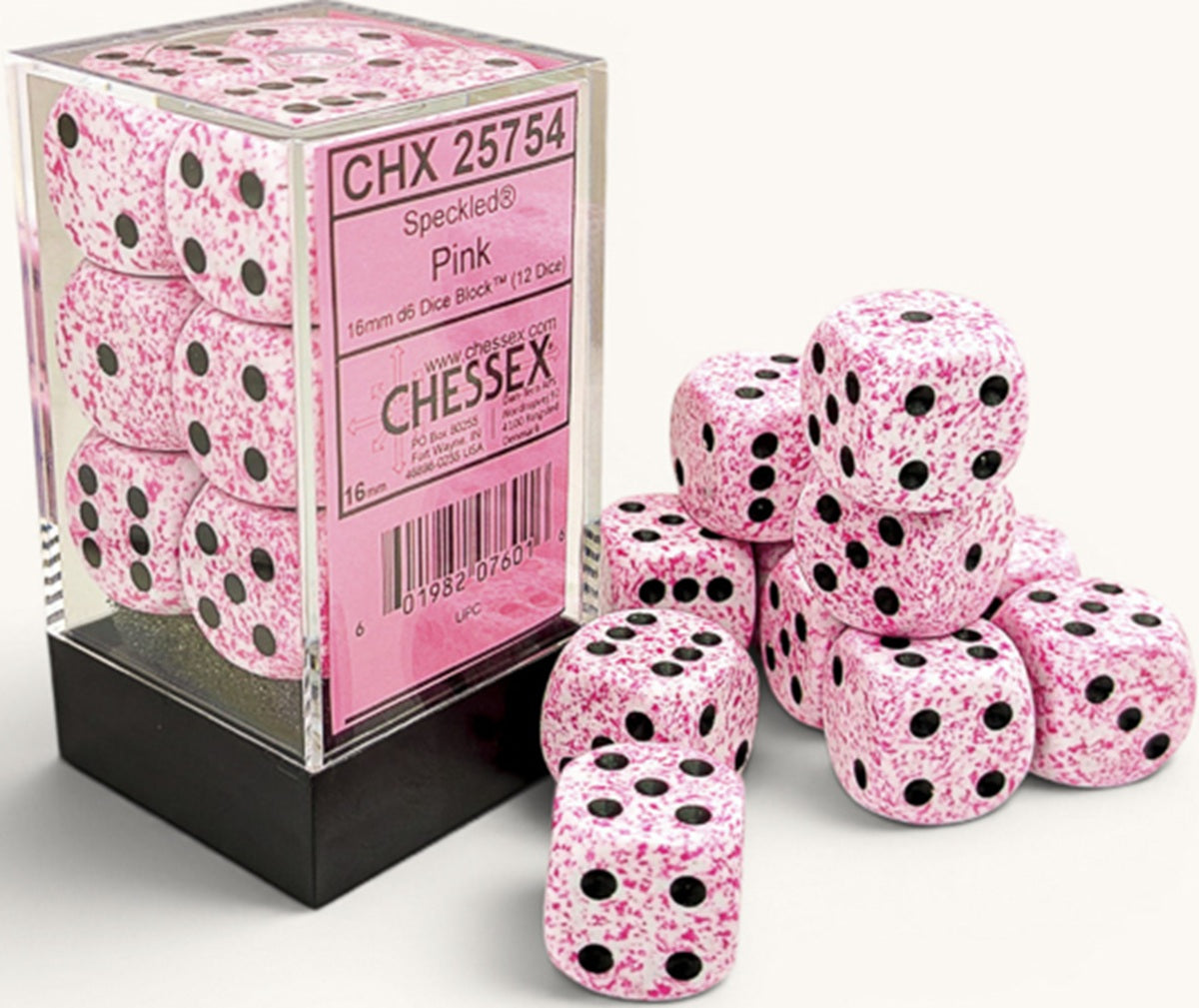 Speckled  12D6 Pink 16MM