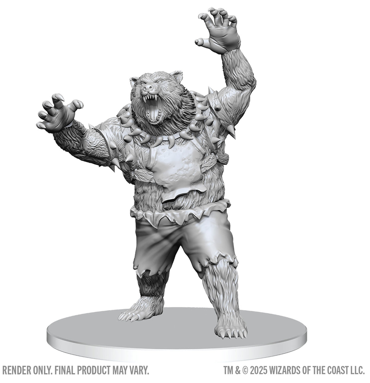 DND Unpainted Minis WV28 Werebear