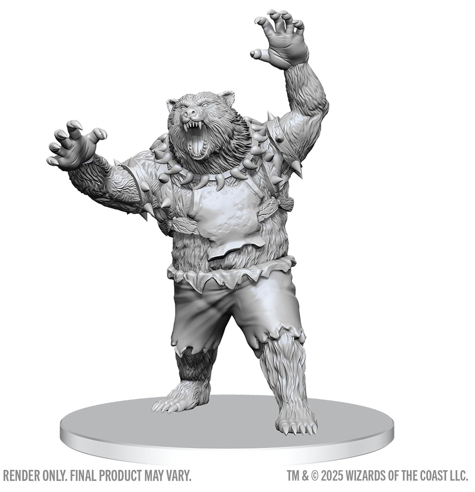DND Unpainted Minis WV28 Werebear