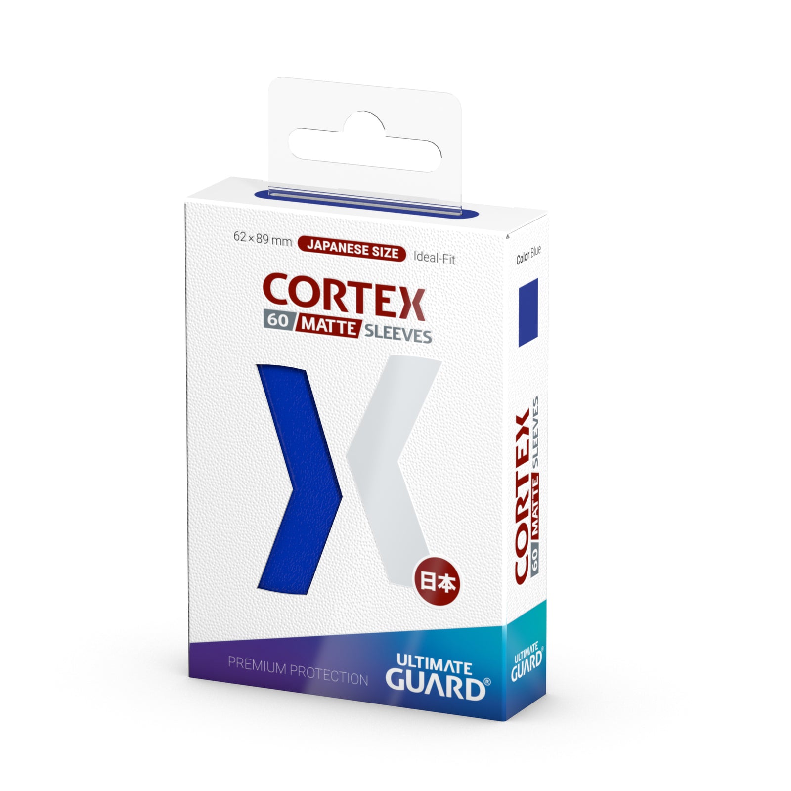 UG Sleeves Cortex Japanese Size Matte Blue 60CT