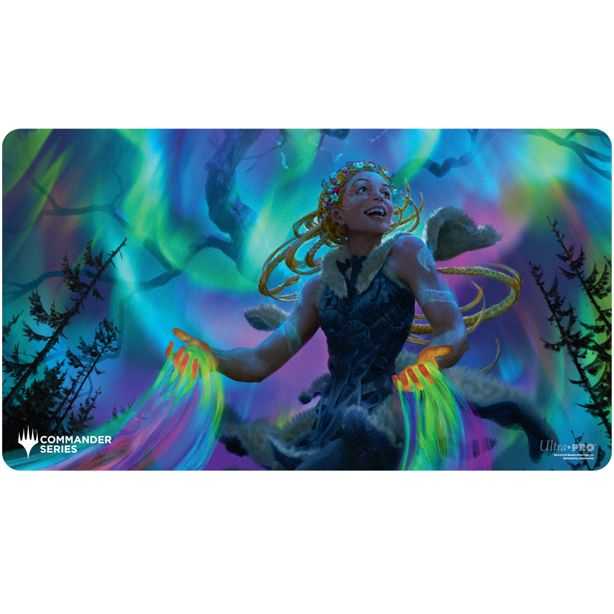 UP Playmat MTG Commander Series Three Color Shard Esika Double Sided