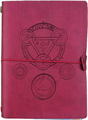 Character Journal Red Arcane Symbol