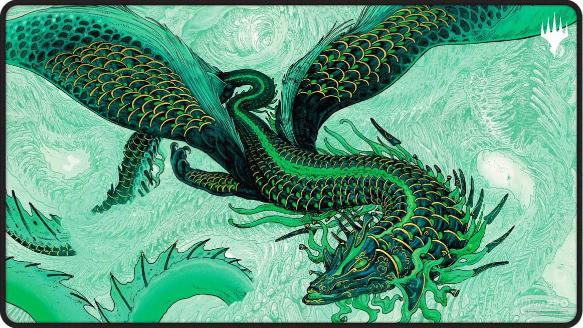 UP Playmat MTG Return To Tarkir Sultai Black Stitched