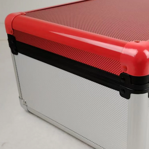 ER Red and Silver Graded Card X Case 3 Rows Key Lock Good For 90 Cards