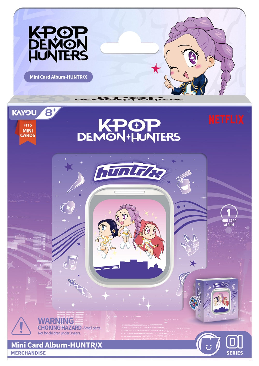 K Pop Demon Hunters Mini Card Album Huntr/x