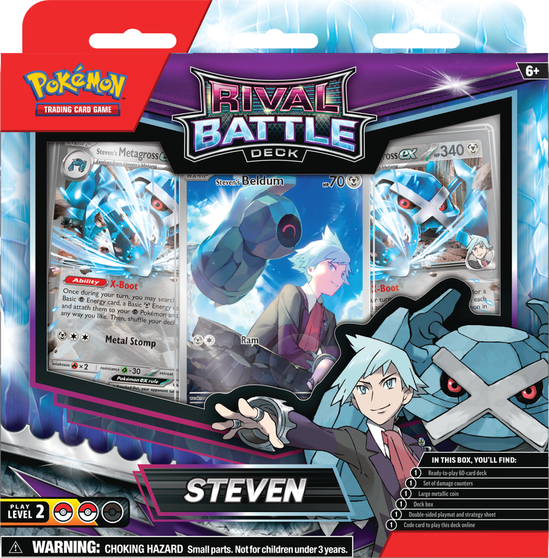 Pokémon  Rival Battle Decks Steven LIMIT 3