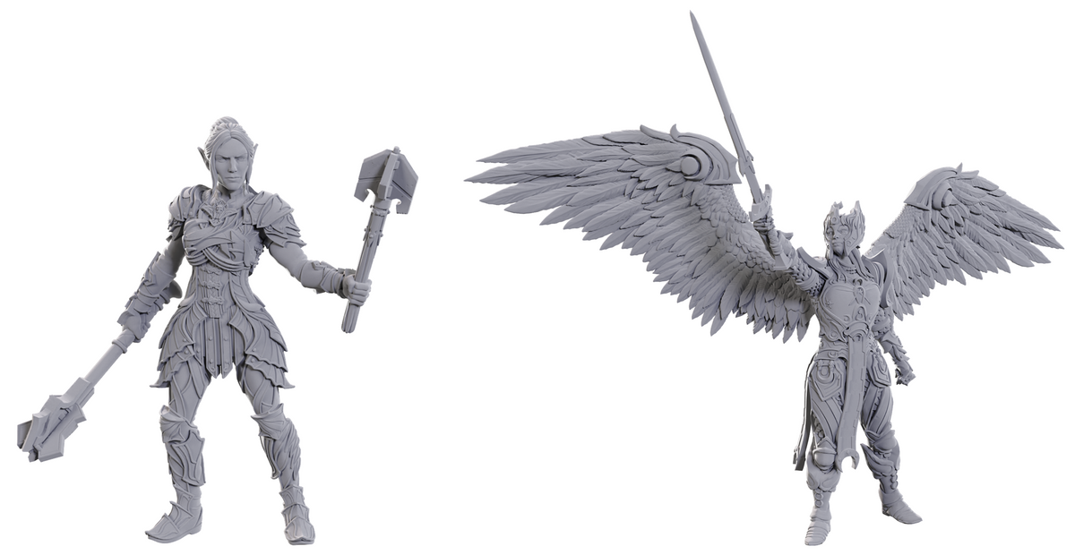 DND Unpainted Minis Special Edition Baldur's Gate 3 -Dame Aylin & Minthara