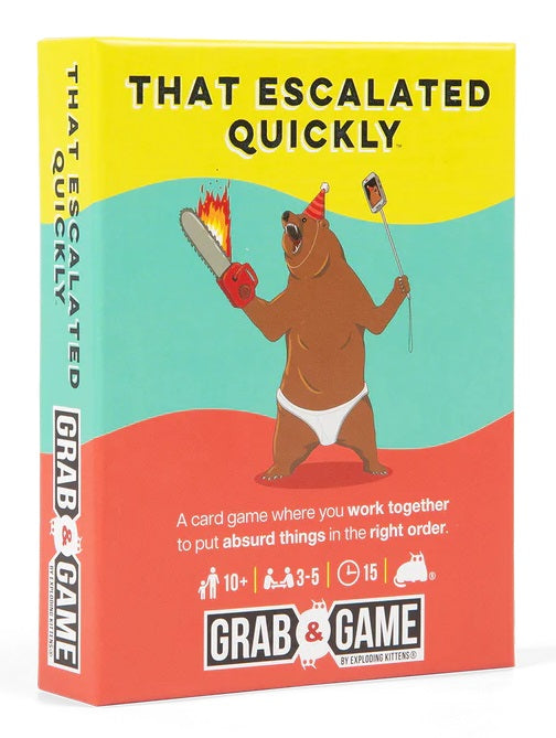 That Escalated Quickly: Grab & Game