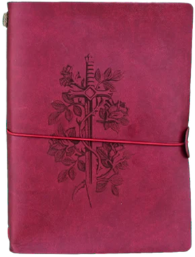 Character Journal Red Sword And Rose