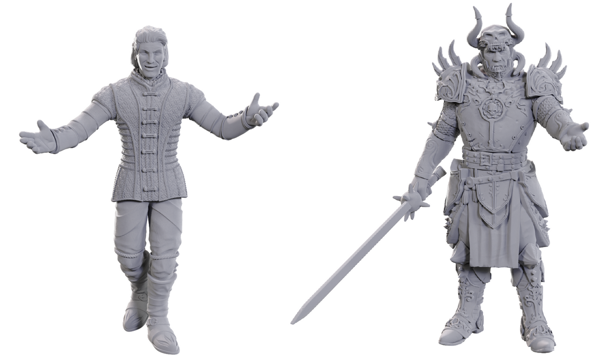 DND Unpainted Minis Special Edition Baldur's Gate 3 -Sarevok  Anchev & Raphael