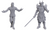 DND Unpainted Minis Special Edition Baldur's Gate 3 -Sarevok  Anchev & Raphael
