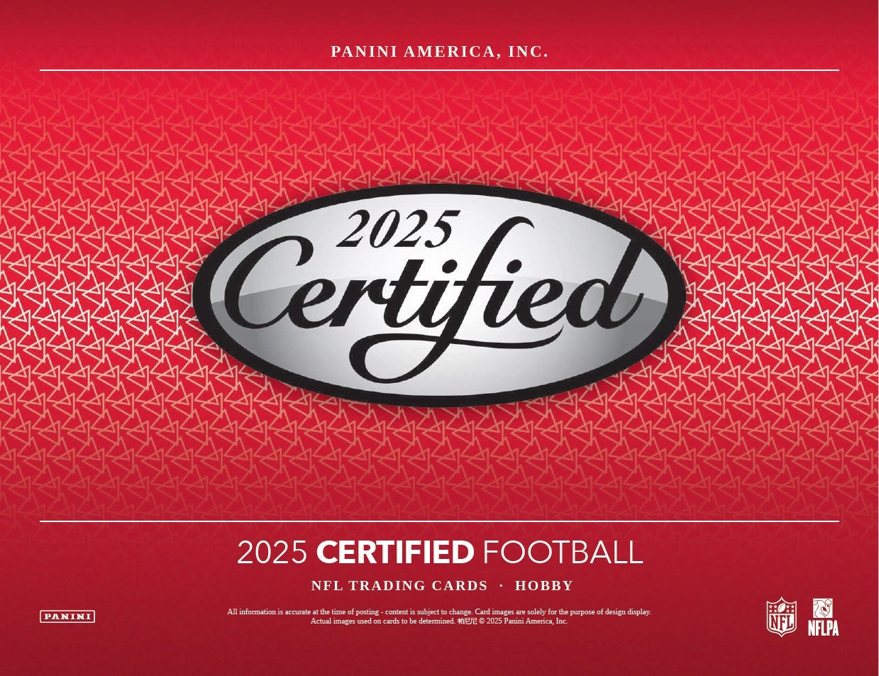2025 Panini Certified Football