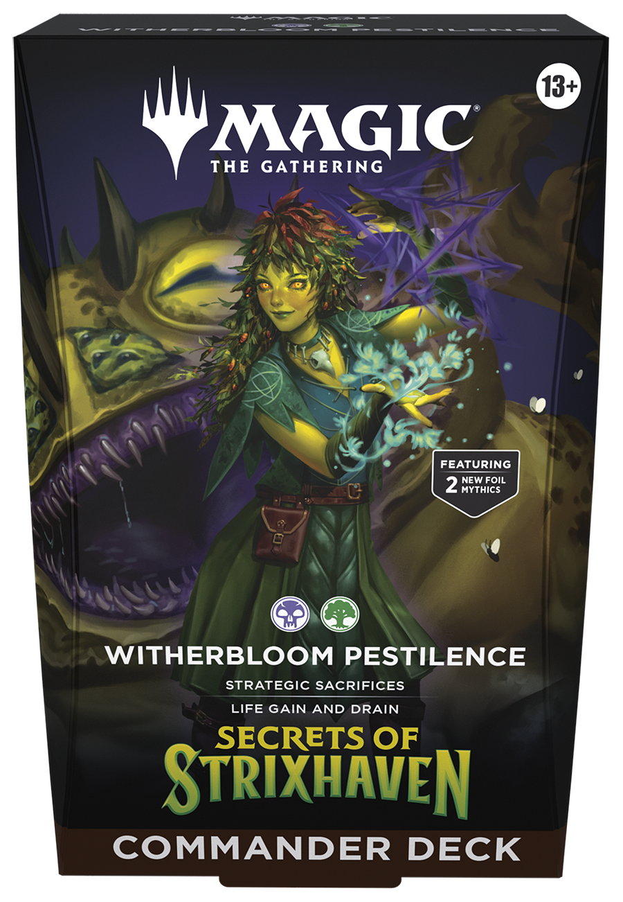 MTG Secrets of Strixhaven Commander Witherbloom Pestilence Limit 1