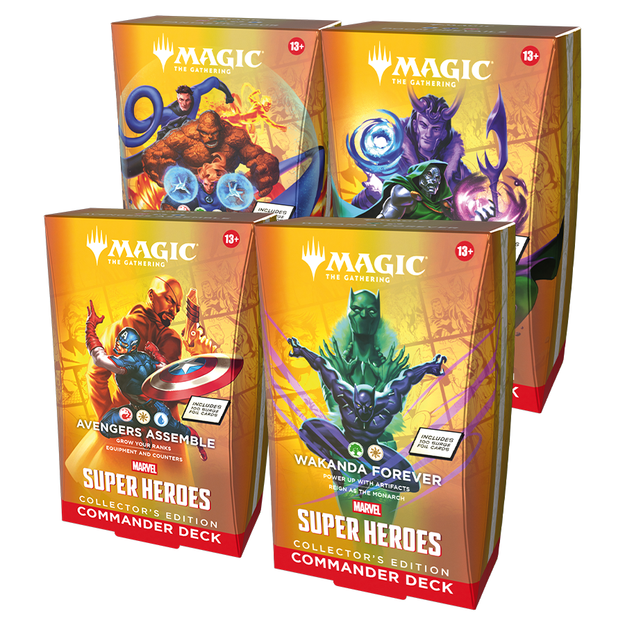 MTG Marvel Super Heroes Commander Collectors Edition Case