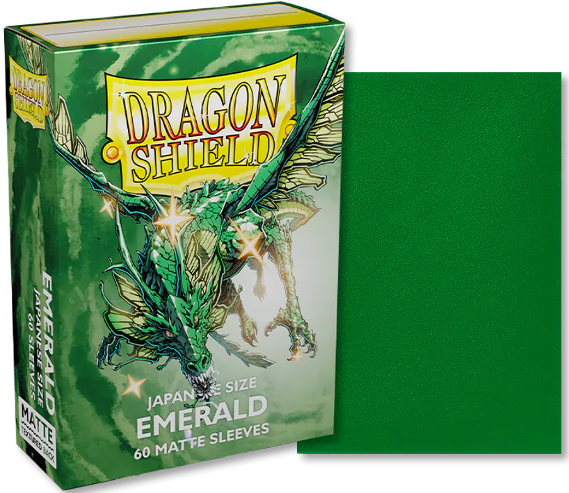 Dragon Shield Sleeves Japanese Matte Emerald 60ct