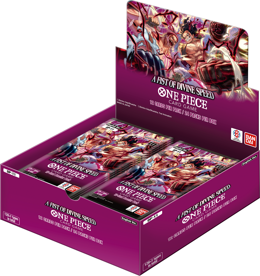 One Piece OP-11 Booster Box-A Fist of Divine Speed LIM 3