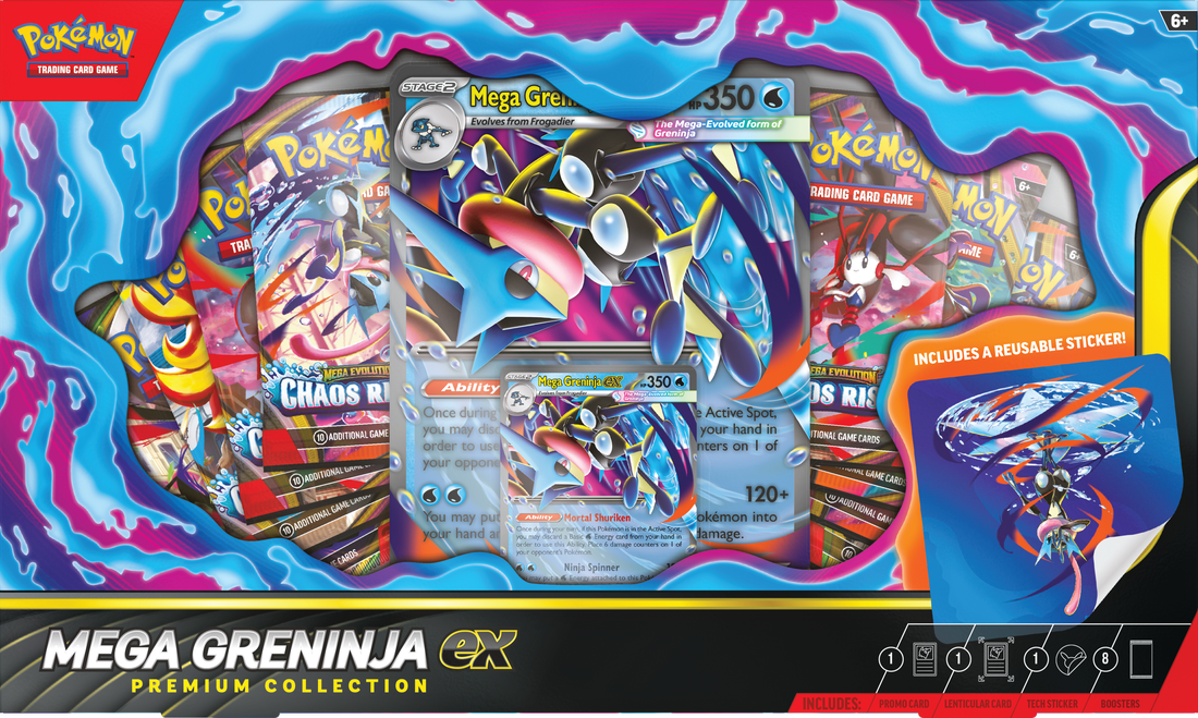 Pokémon Mega Greninja Ex Premium Collection Limit 6