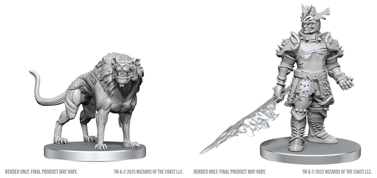 DND Unpainted Minis WV28 Hellhound & Narzugon