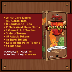Adventure Time Card Wars Collector's Pack Flame Princess Vs Fern