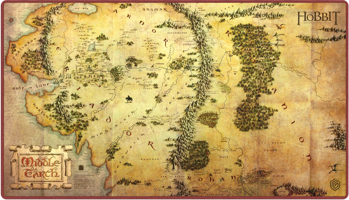 UG Playmat The Hobbit Map -Middle Earth