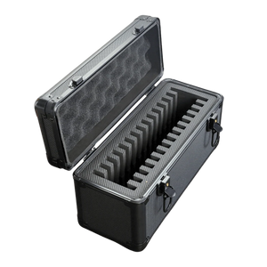 ER 15-Slab Case Individual Slot With Handle Black