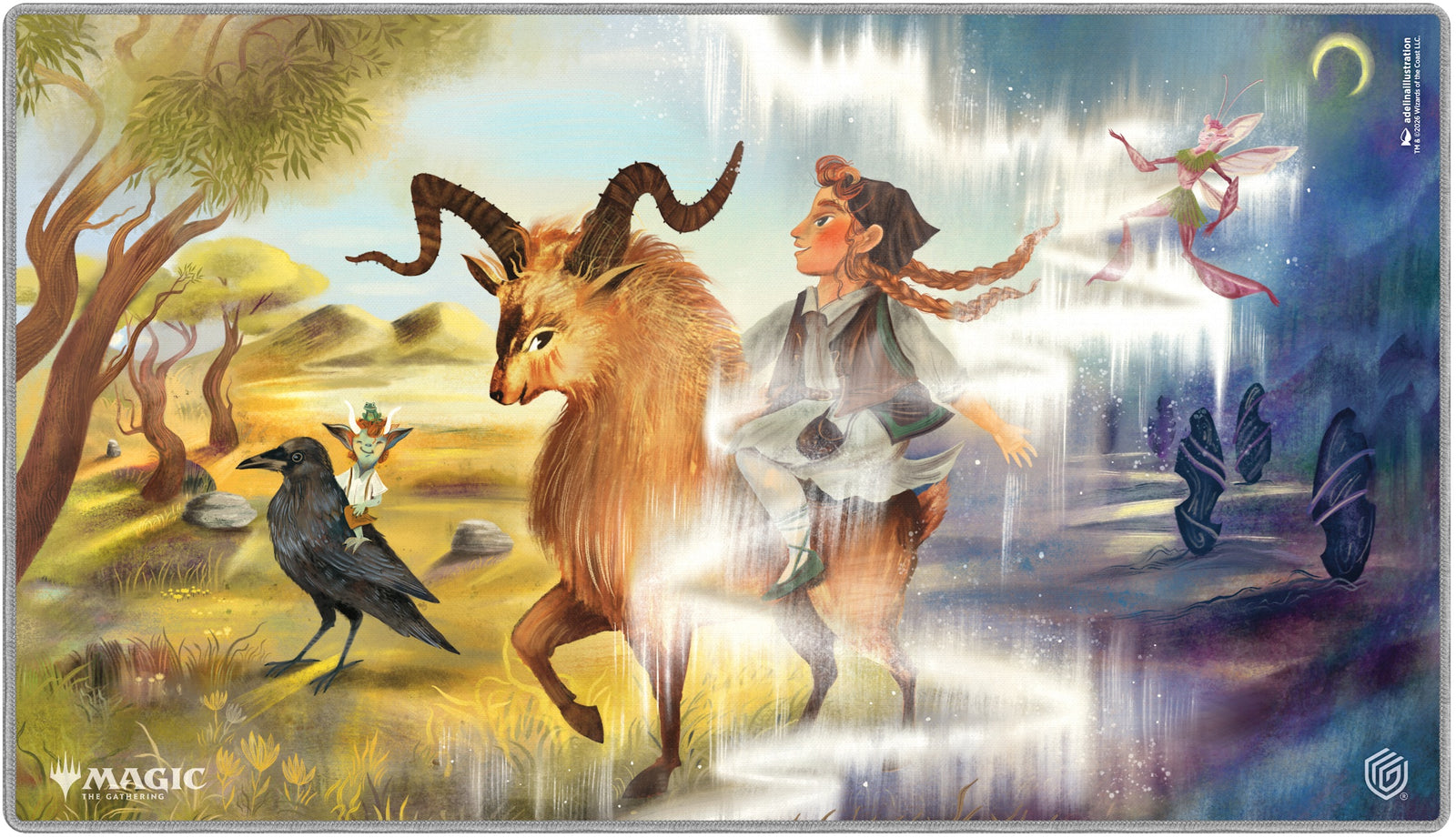 UG Playmat MTG Lorwyn Eclipsed - White Mythic Alt Art