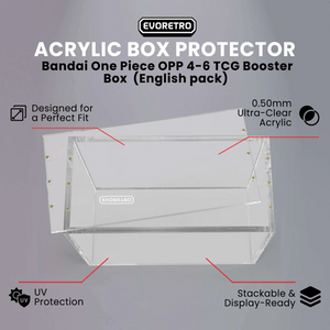 ER Acrylic Case Display For Bandai One Piece TCG Booster Box EN