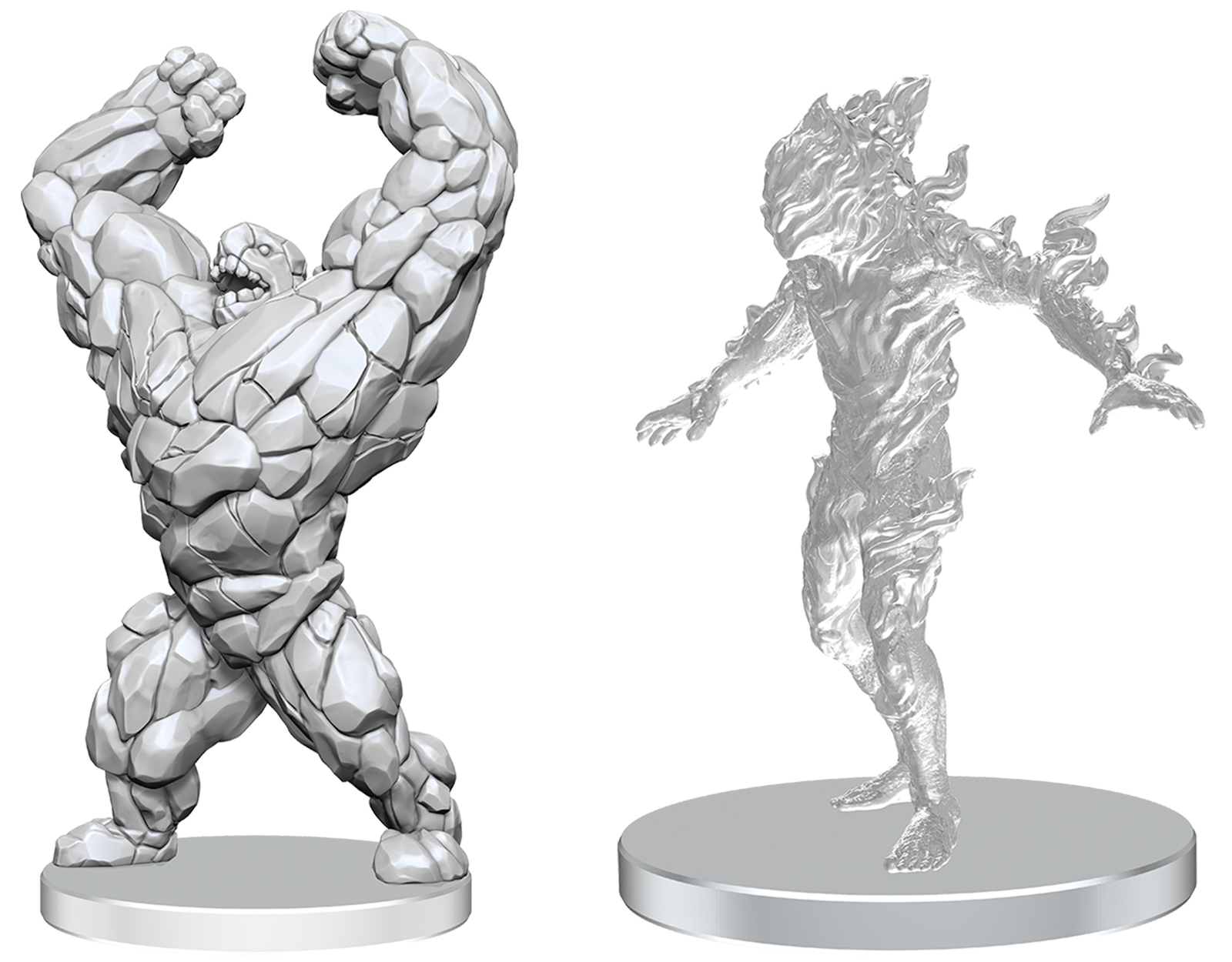 PF Unpainted Minis WV27 Living Landslide & Living Wildfire