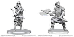 DND Unpainted Minis WV28 Assassin & Berserker