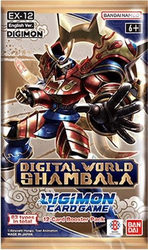 Digimon CG EX12 Digital World Shambala Extra Booster