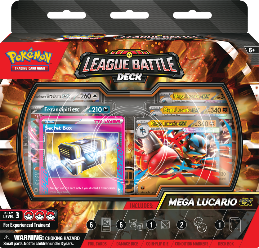 Pokémon League Battle Deck Mega Lucario Ex Box