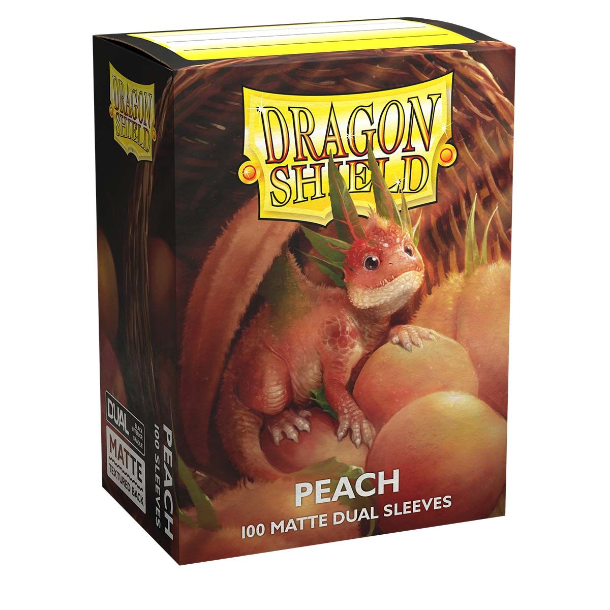 Dragon Shield: Dual Matte Peach 'PllP' 100ct Sleeves