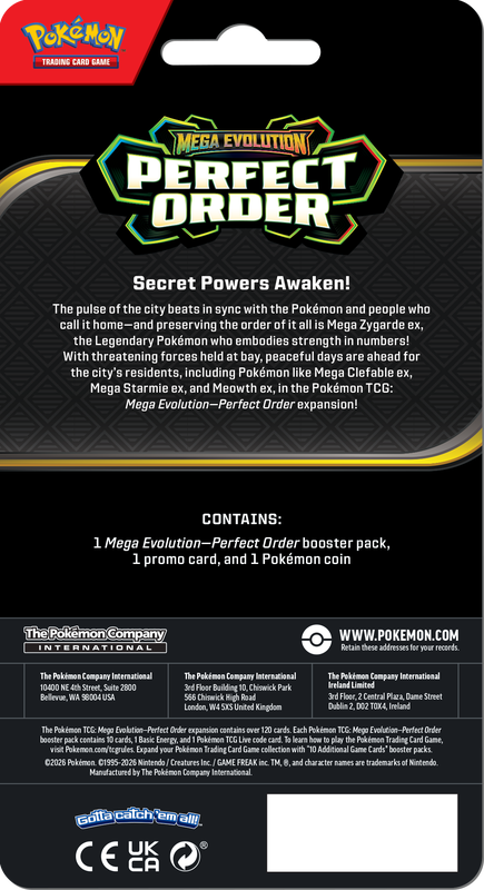 Pokemon ME03 Perfect Order Checklane LIMIT 16