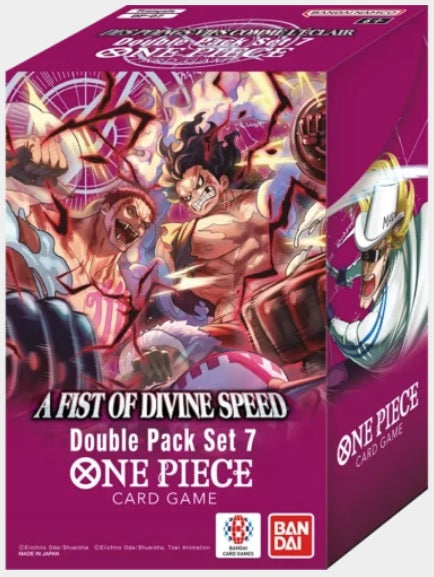 One Piece CG DP07 Double Pack Set -07 -A Fist of Divine Speed LIM 1